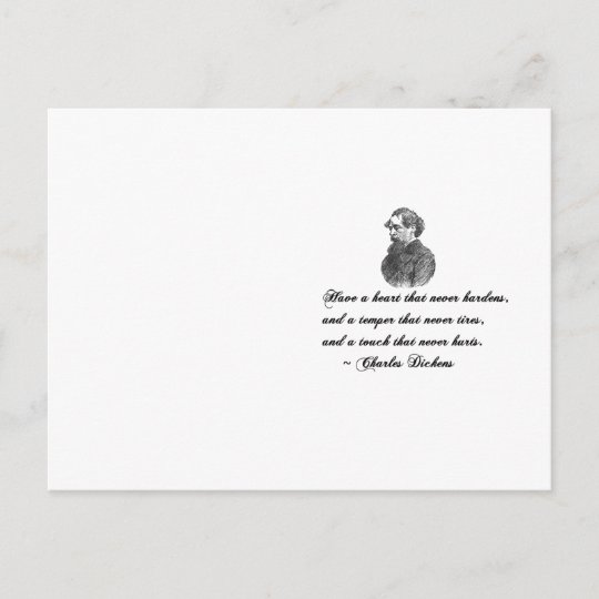 Charles Dickens Our Mutual Friend quote Postcard | Zazzle.com