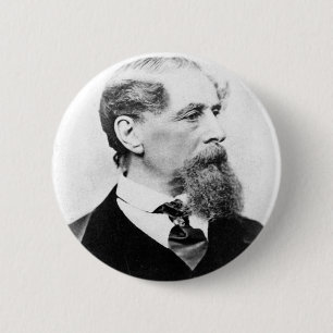 Charles Dickens Photo Button