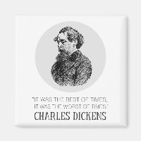 Charles Dickens Portrait and Quote