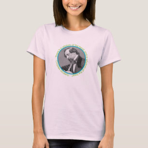 Charles Dickens Portrait With Quote T-Shirt