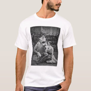 Charles Dickens with two of his daughters T-Shirt