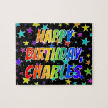 [ Thumbnail: "Charles" First Name, Fun "Happy Birthday" Jigsaw Puzzle ]