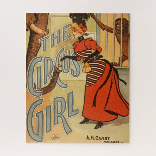 Charles Frohmans Production The Circus Girl 2 Jigsaw Puzzle