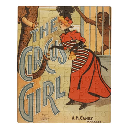 Charles Frohmans Production The Circus Girl 2 Jigsaw Puzzle