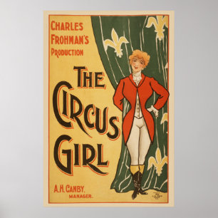 Charles Frohman's Production, The Circus Girl Poster