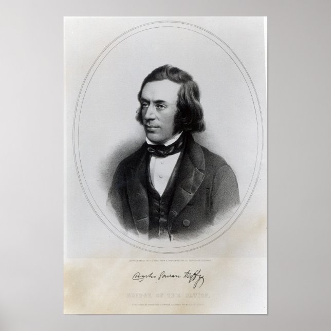 Charles Gavan Duffy, lithographed by H. O'Neill Poster (Front)