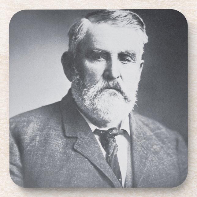 Charles Goodnight (b/w photo) Beverage Coaster (Front)