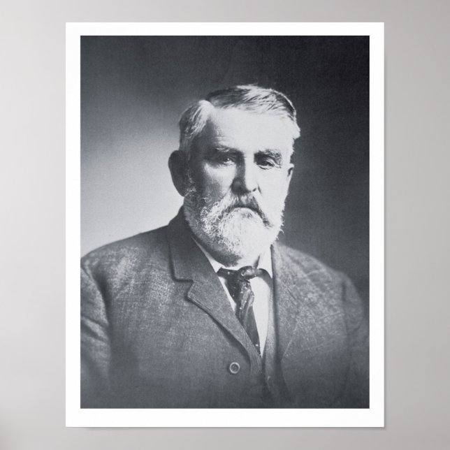 Charles Goodnight (b/w photo) Poster (Front)
