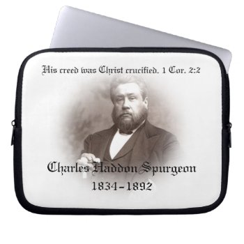 Charles Haddon Spurgeon Electronics Sleeve by justificationbygrace at Zazzle