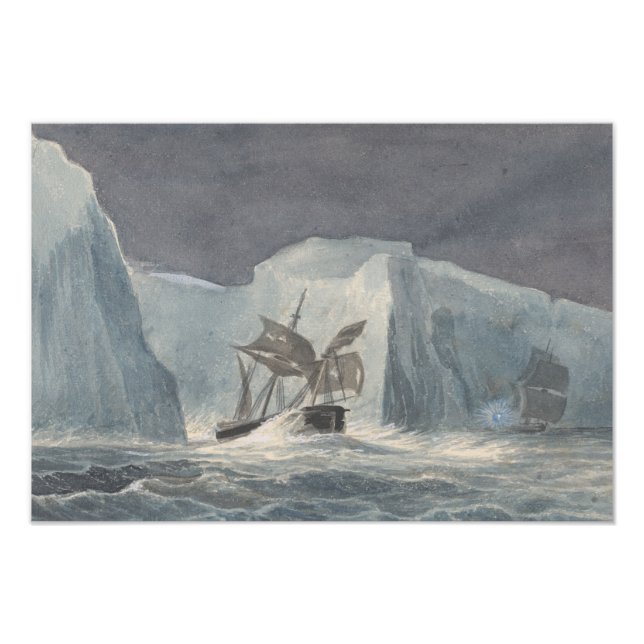 Charles Hamilton Smith - The Erebus Passing Photo Print (Front)