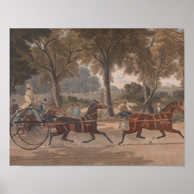 Charles Hunt - Extraordinary Trotting Match Poster (Front)