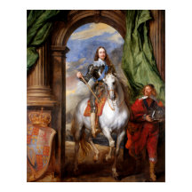 Charles I on Horseback by Van Dyck