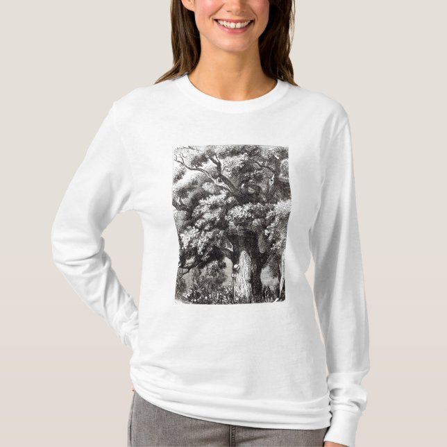 Charles II  Hidden in the Oak Tree T-Shirt (Front)
