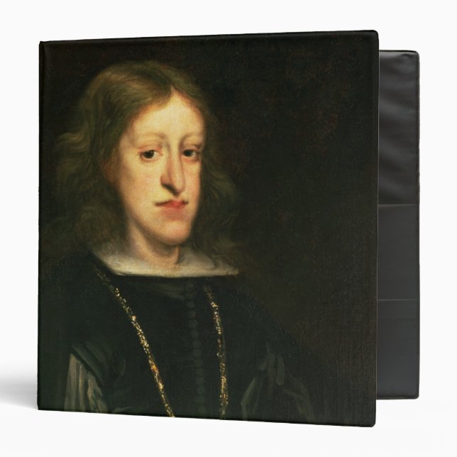 Charles II  of Spain 3 Ring Binder (Front/Inside)