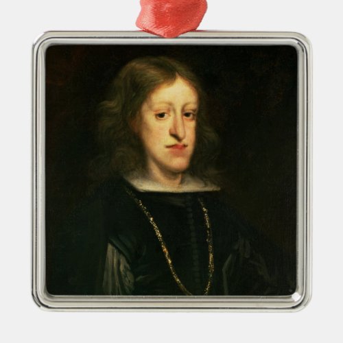 Charles II  of Spain Metal Ornament