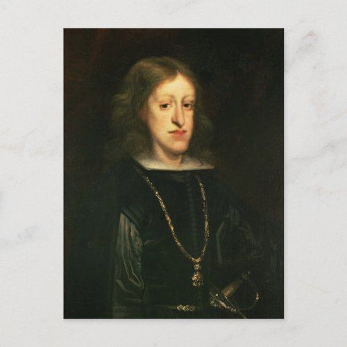 Charles II  of Spain Postcard