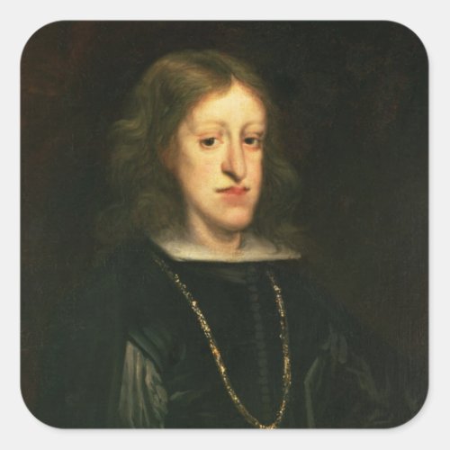 Charles II  of Spain Square Sticker
