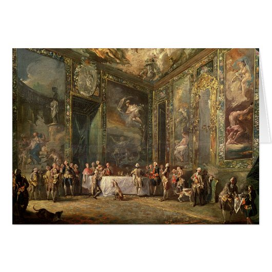 Charles III de Borbon, lunching Before his Cards (Front Horizontal)