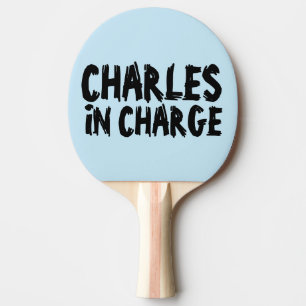CHARLES IN CHARGE BOSS PING PONG PADDLES