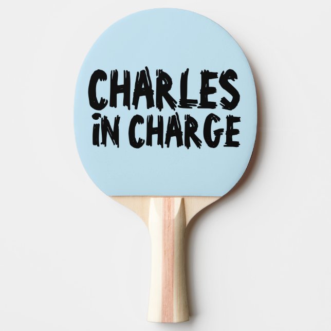 CHARLES IN CHARGE BOSS PING PONG PADDLES (Front)