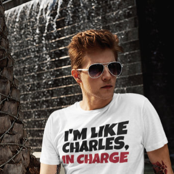 Charles In Charge  Retro Men's T-shirts by shellysfunhouse at Zazzle