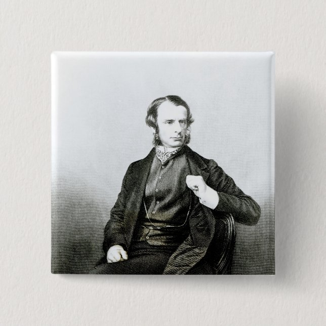 Charles Kingsley Pinback Button (Front)