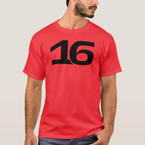 charles leclerc 16 T_Shirt