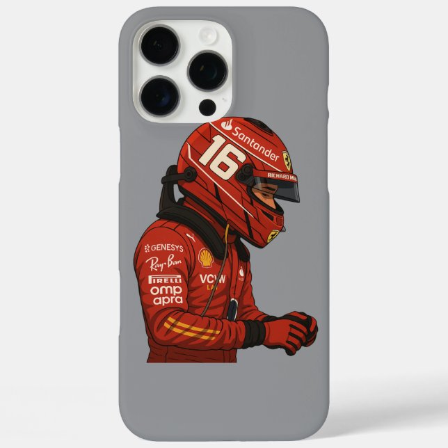 Charles Leclerc Case-Mate iPhone Case (Back)