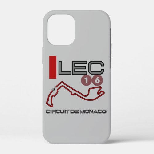 Charles Leclerc Formula 1 Monaco Grand Prix iPhone 12 Mini Case