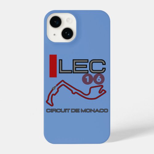Charles Leclerc Formula 1 Monaco Grand Prix iPhone 14 Case