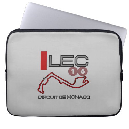 Charles Leclerc Formula 1 Monaco Grand Prix Laptop Sleeve