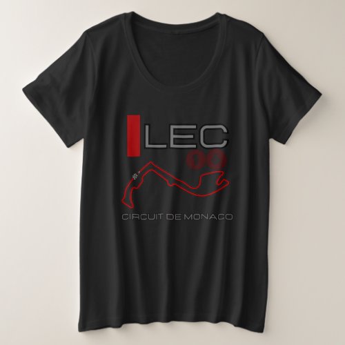Charles Leclerc Formula 1 Monaco Grand Prix Plus Size T_Shirt