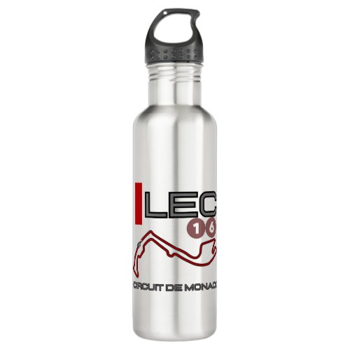 Charles Leclerc Formula 1 Monaco Grand Prix Stainless Steel Water Bottle