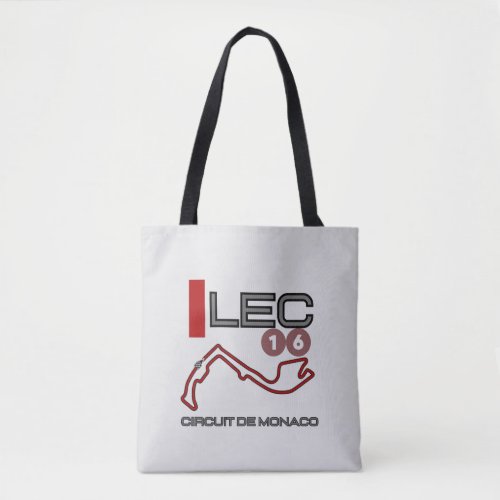 Charles Leclerc Formula 1 Monaco Grand Prix Tote Bag