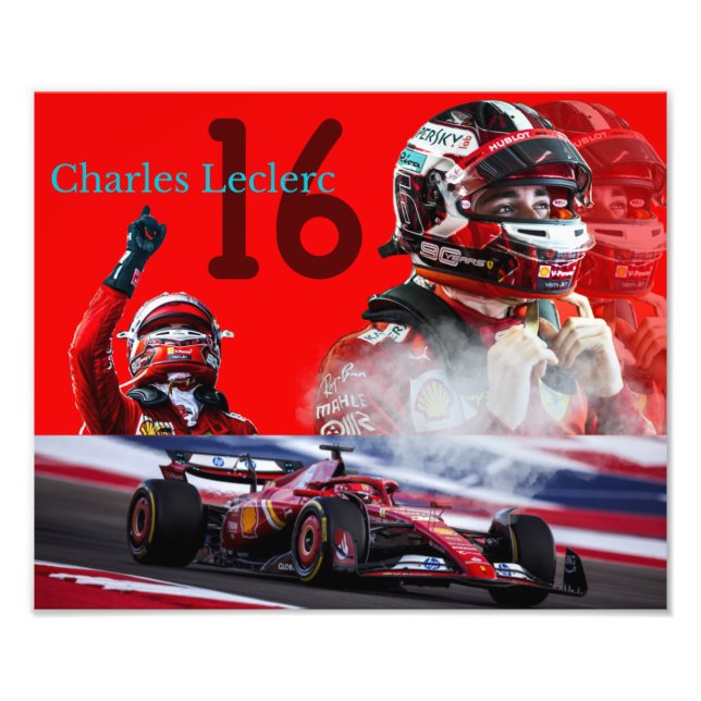Charles Leclerc poster (Front)