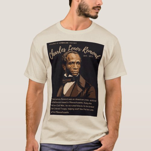 Charles Lenox Remond _ Figures in American History T_Shirt