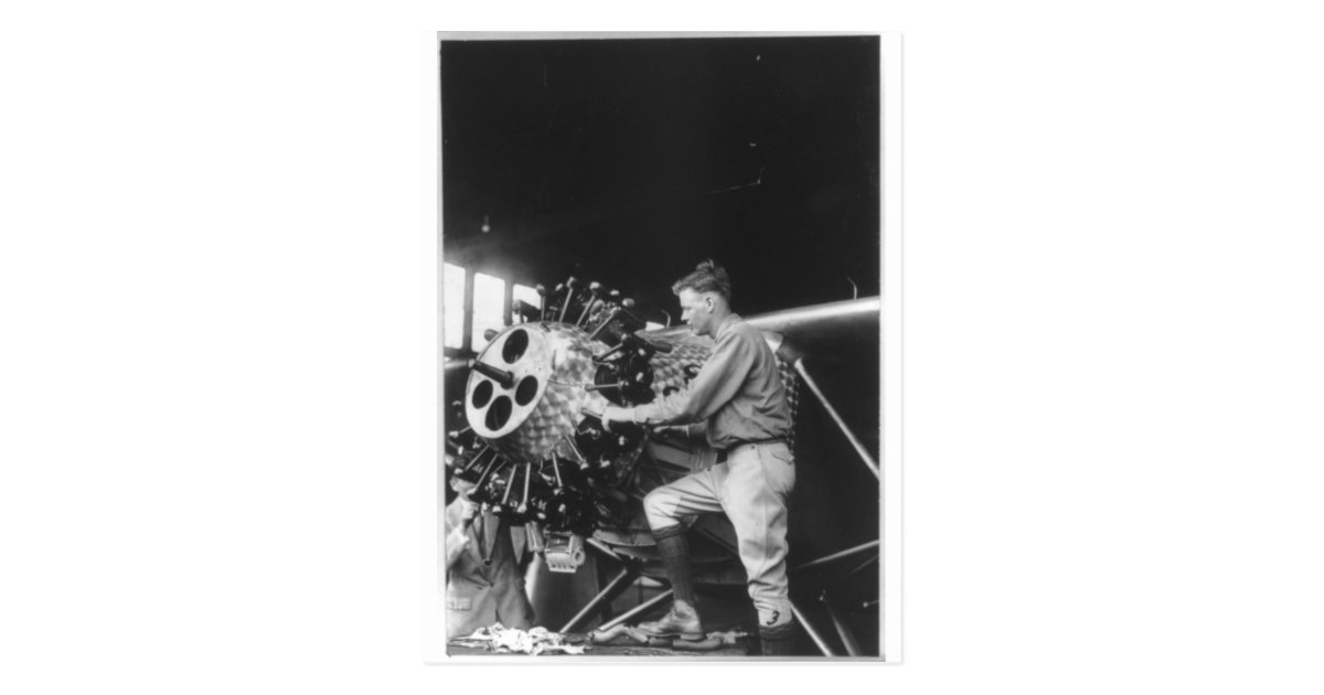 Charles Lindbergh Circa 1927 Postcard | Zazzle.com