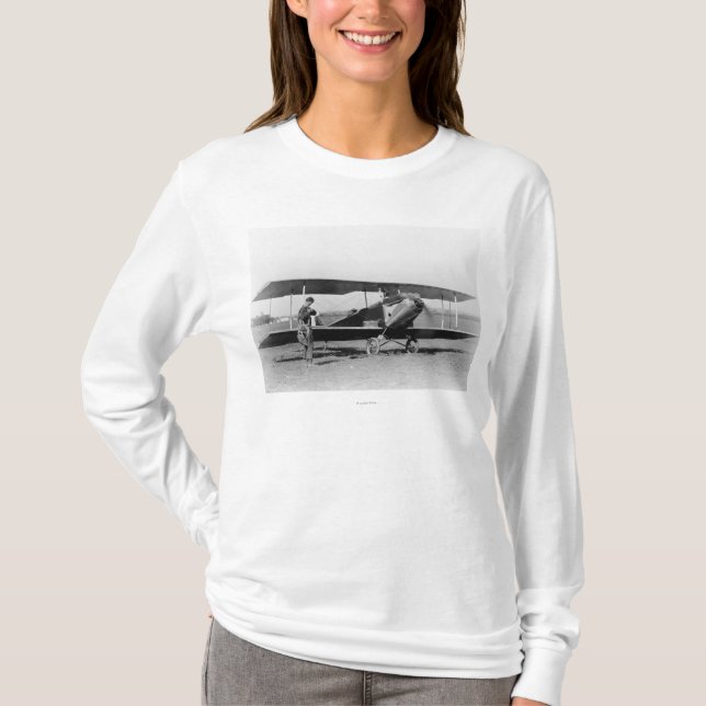 Charles Lindbergh with Sergeant T-Shirt (Front)