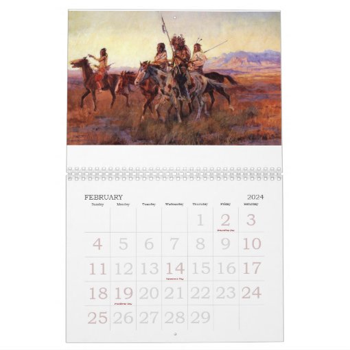 Charles M. Russell Calendar Zazzle