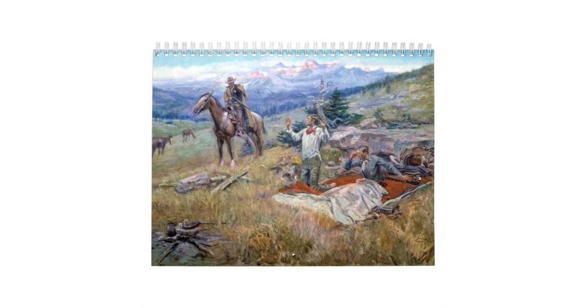 Charles M. Russell Calendar Zazzle