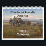 Charles M Russell's America Calendar<br><div class="desc">Paintings of the Wild West by Charles M Russell. These images (or other media files) are in the public domain because their copyright has expired.</div>