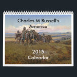 Charles M Russell's America Calendar<br><div class="desc">Paintings of the Wild West by Charles M Russell. These images (or other media files) are in the public domain because their copyright has expired.</div>