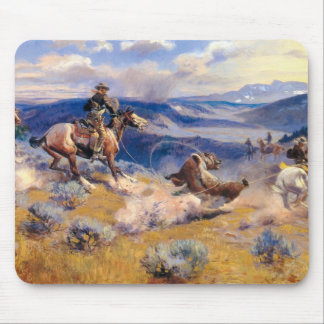 Charles M. Russell's Loops and Swift Horses (1916) Mouse Pad