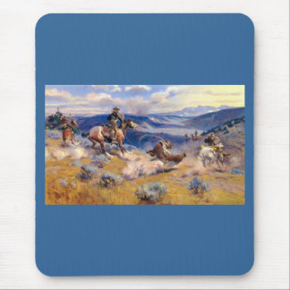Charles M. Russell's Loops and Swift Horses (1916) Mouse Pad