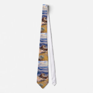 Charles M. Russell's Loops and Swift Horses (1916) Neck Tie