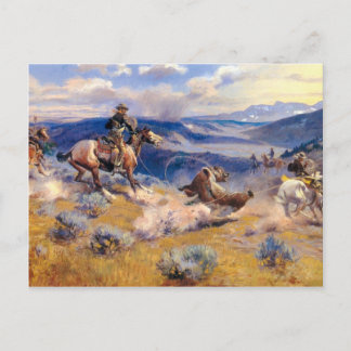 Charles M. Russell's Loops and Swift Horses (1916) Postcard