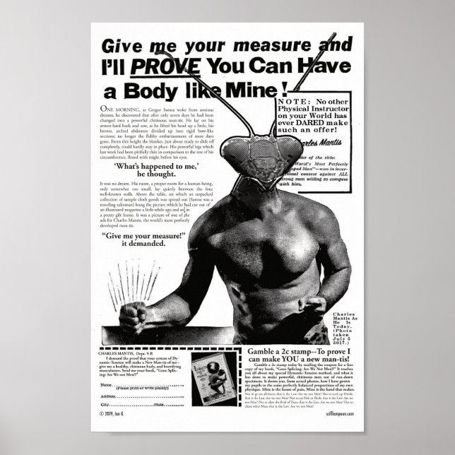 Charles Mantis Poster (Front)