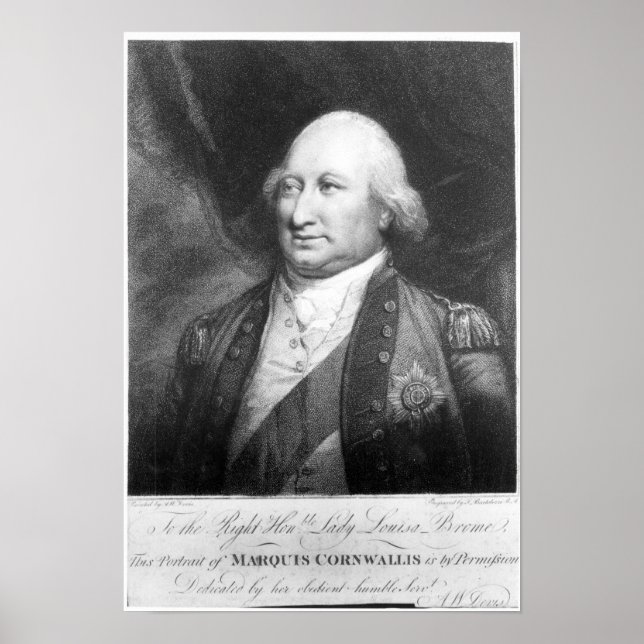 Charles, Marquis of Cornwallis, 1799 Poster (Front)