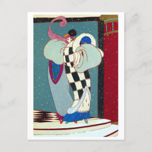 Charles Martin Fashion Holiday Postcard