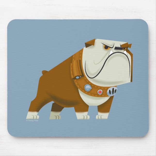 Charles Muntz bulldog - Disney Pixar UP Mouse Pad (Front)